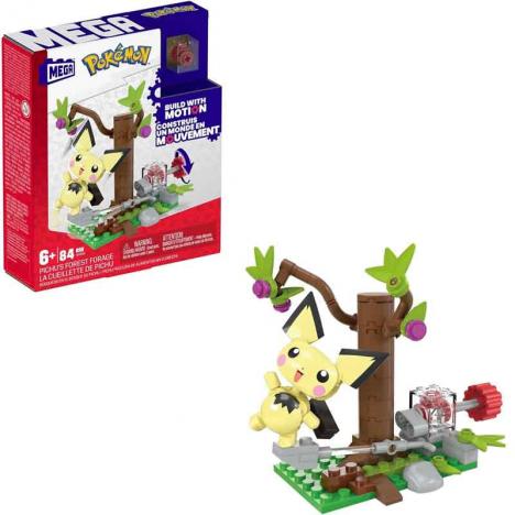 Mega Construx Pokémon Búsqueda en el Bosque de Pichu (Mattel HPB59)
