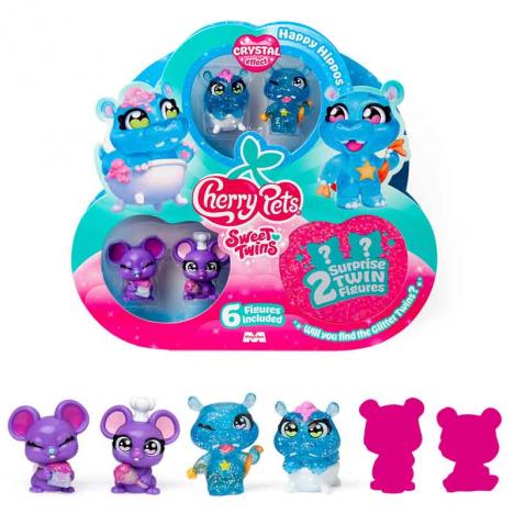 Cherry Pets Sweet Twins Series – Multipack 6 Figuras Modelos Surtidos