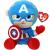 TY Peluche 15cm - Capitán América