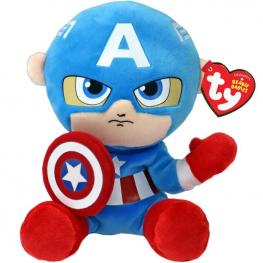 TY Peluche 15cm - Capitán América