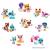 Littlest Pet Shop Pack 2 Mascotas Modelos Surtidos (Bandai 00525)