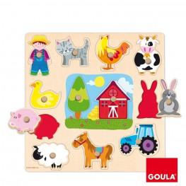 PUZZLE SILUETA GRANJA