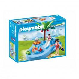 PLAYMOBIL PISCINA PARA NIÑOS CON BEBE.
