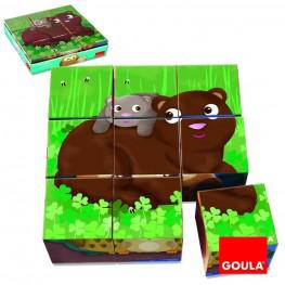 9 CUBOS ANIMALES BOSQUE