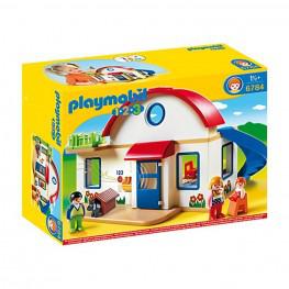 PLAYMOBIL 1,2,3 CASA MODERNA.