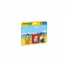 Playmobil 1,2,3 Padres con Bebé.