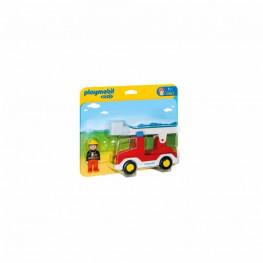 Playmobil 1,2,3 Camión con Bombero.