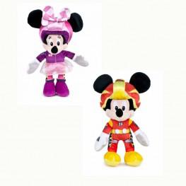 Los Super Pilotos Mickey  & Minnie 20 cm.