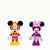 Peluche Super Pilotos Mickey & Minnie.