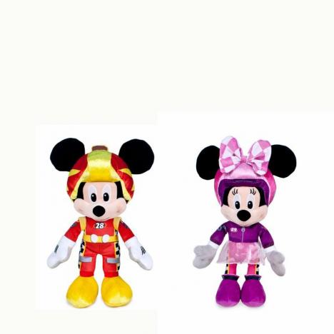 Peluche Super Pilotos Mickey & Minnie.