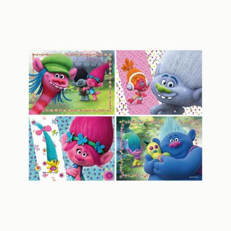 PUZZLE 4 IN A BOX TROLLS