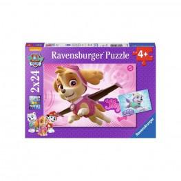 Puzzle Patrulla Canina 2 X 24 Piezas Cachorros Fascinantes