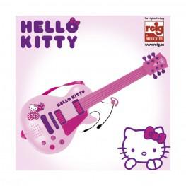 HELLO KITTY GUITARRA ELECTRICA CON MICRO