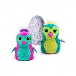Hatchimals Pingüino Verde -Penguala-.