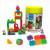 BLOCKS Y GRANJA 5 PERS. BOTE CON ASA 100 PIEZAS