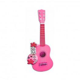GUITARRA DE MADERA ROSA DE 55 CM.