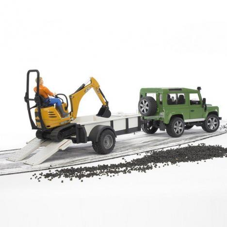 LAND ROVER CON REMOLQUE